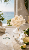 Fresh Bergamot Flower or Rose Diffuser – 3.4 fl oz (100 mL)