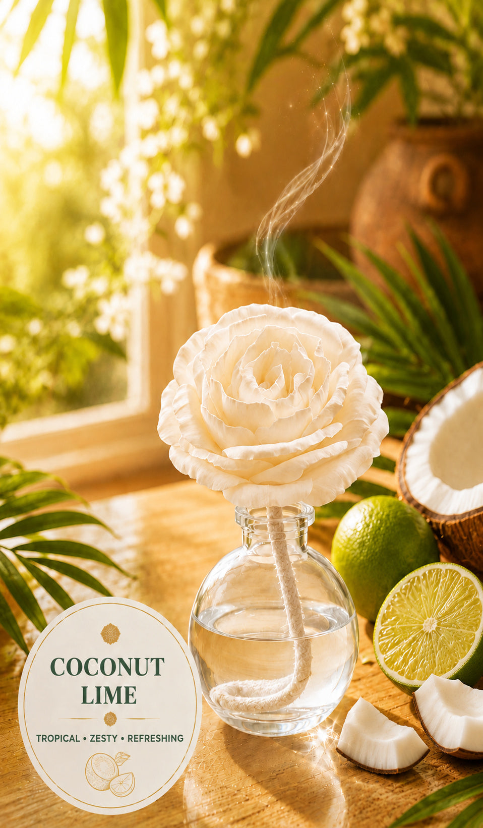 Rose Reed Diffuser – 3 fl oz (90 mL)