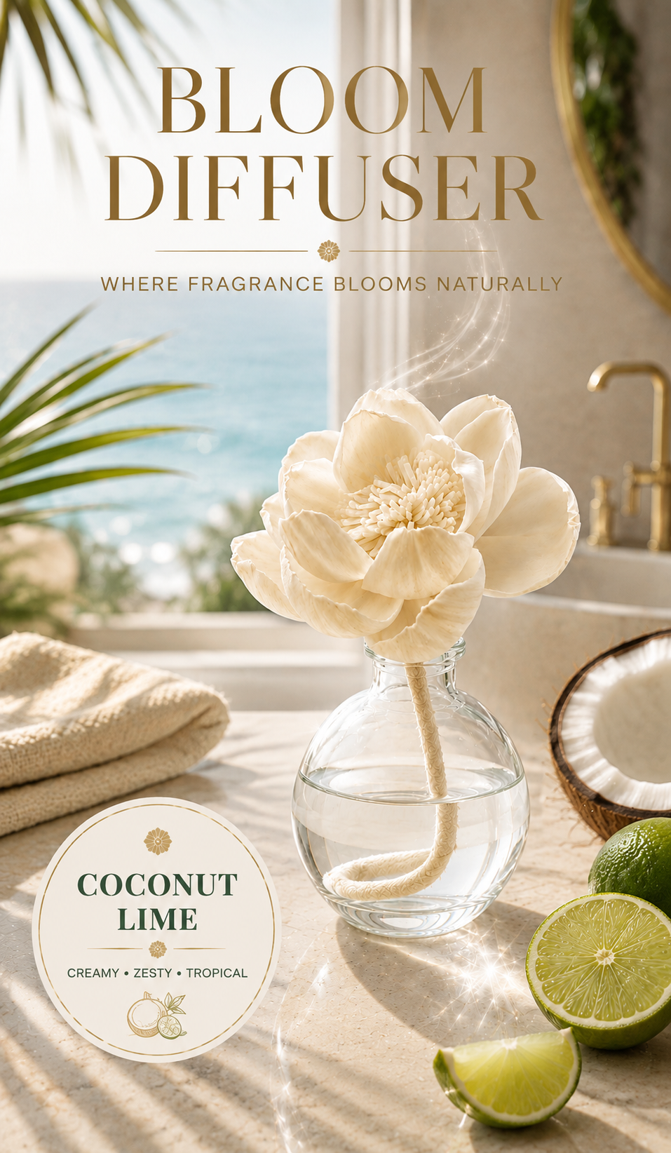 Floral Reed Diffuser – 3 fl oz (90 mL)