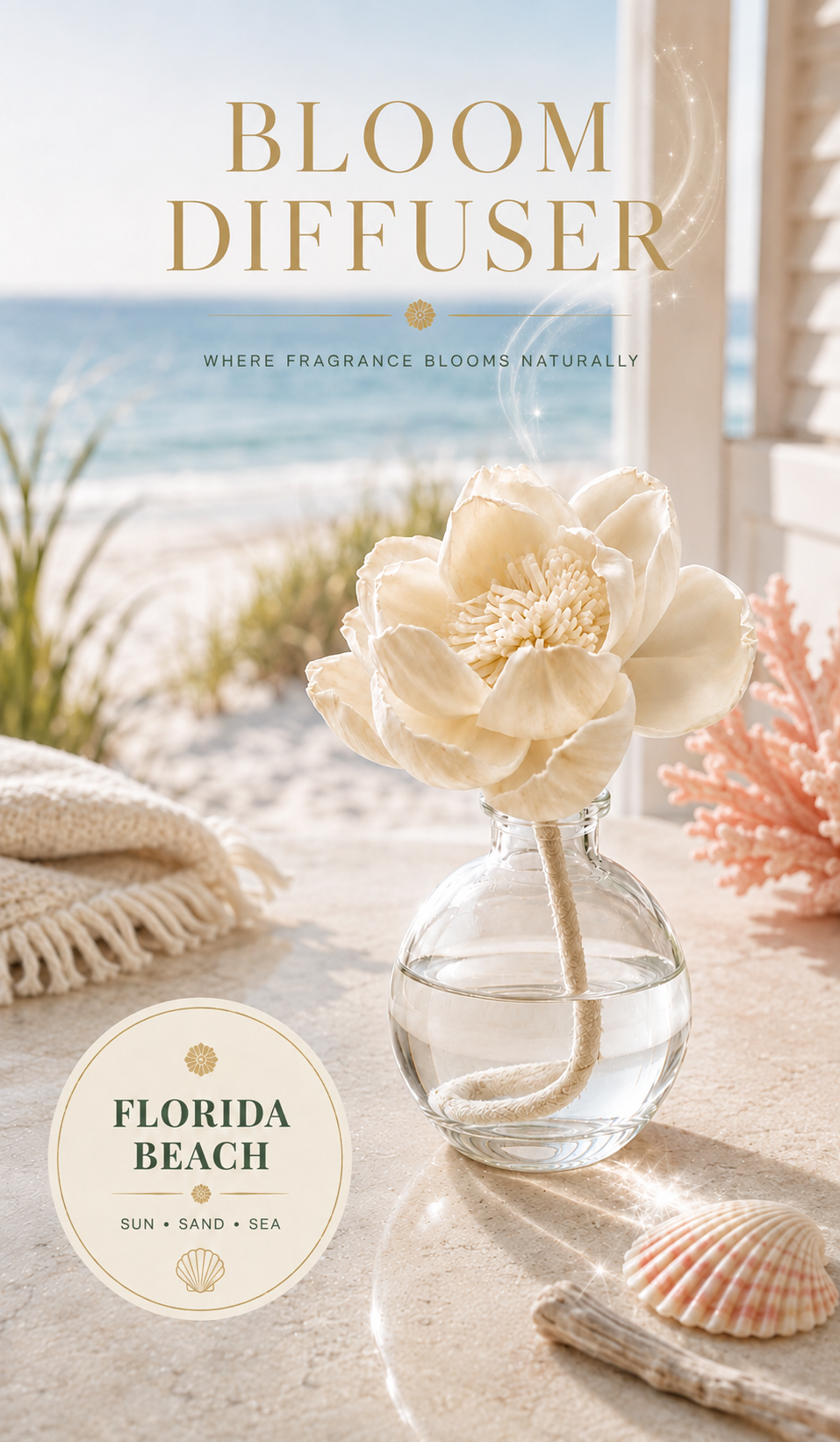 Floral Reed Diffuser – 3 fl oz (90 mL)