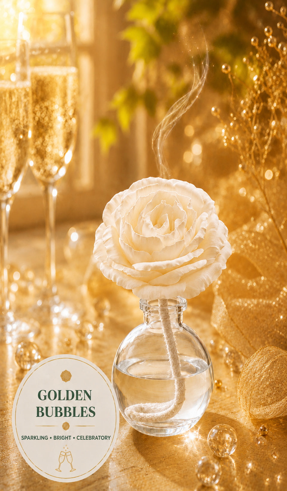 Rose Reed Diffuser – 3 fl oz (90 mL)