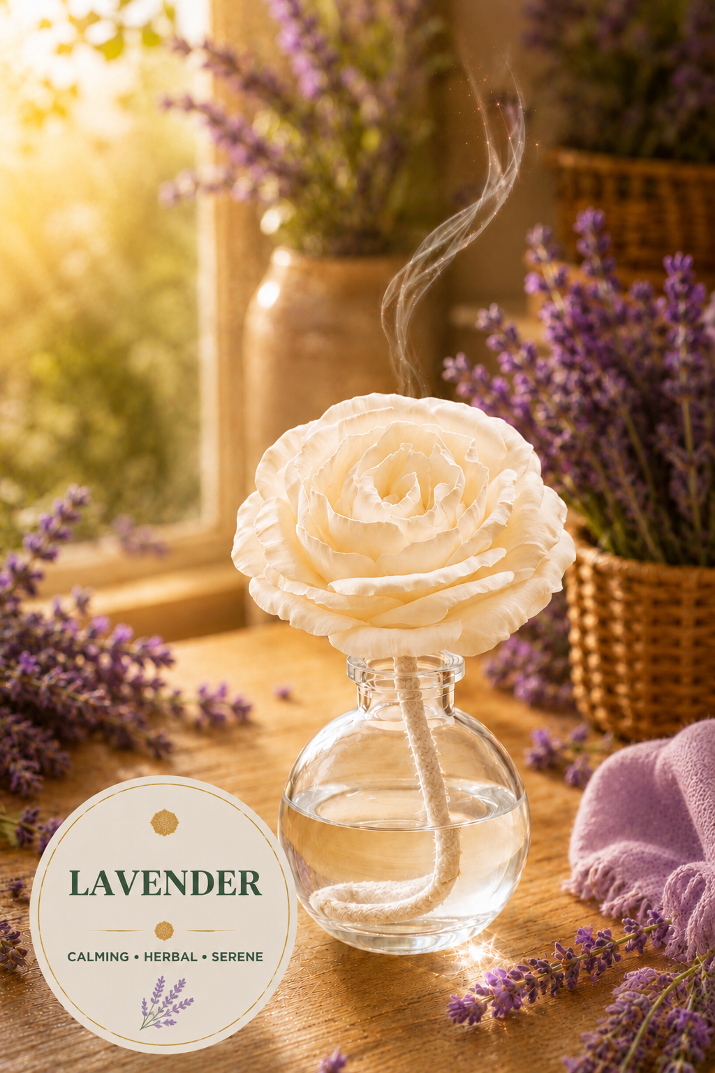 Rose Reed Diffuser – 3 fl oz (90 mL)