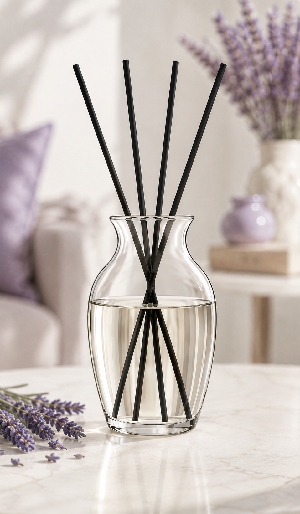 Signature Reed Diffuser for Medium Spaces – Clear - 16.91 fl oz (0.5 L)