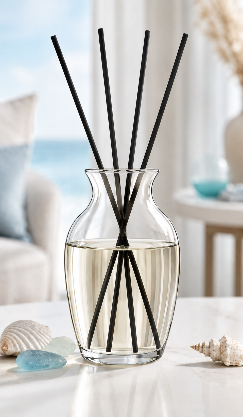 Signature Reed Diffuser for Medium Spaces – Clear - 16.91 fl oz (0.5 L)