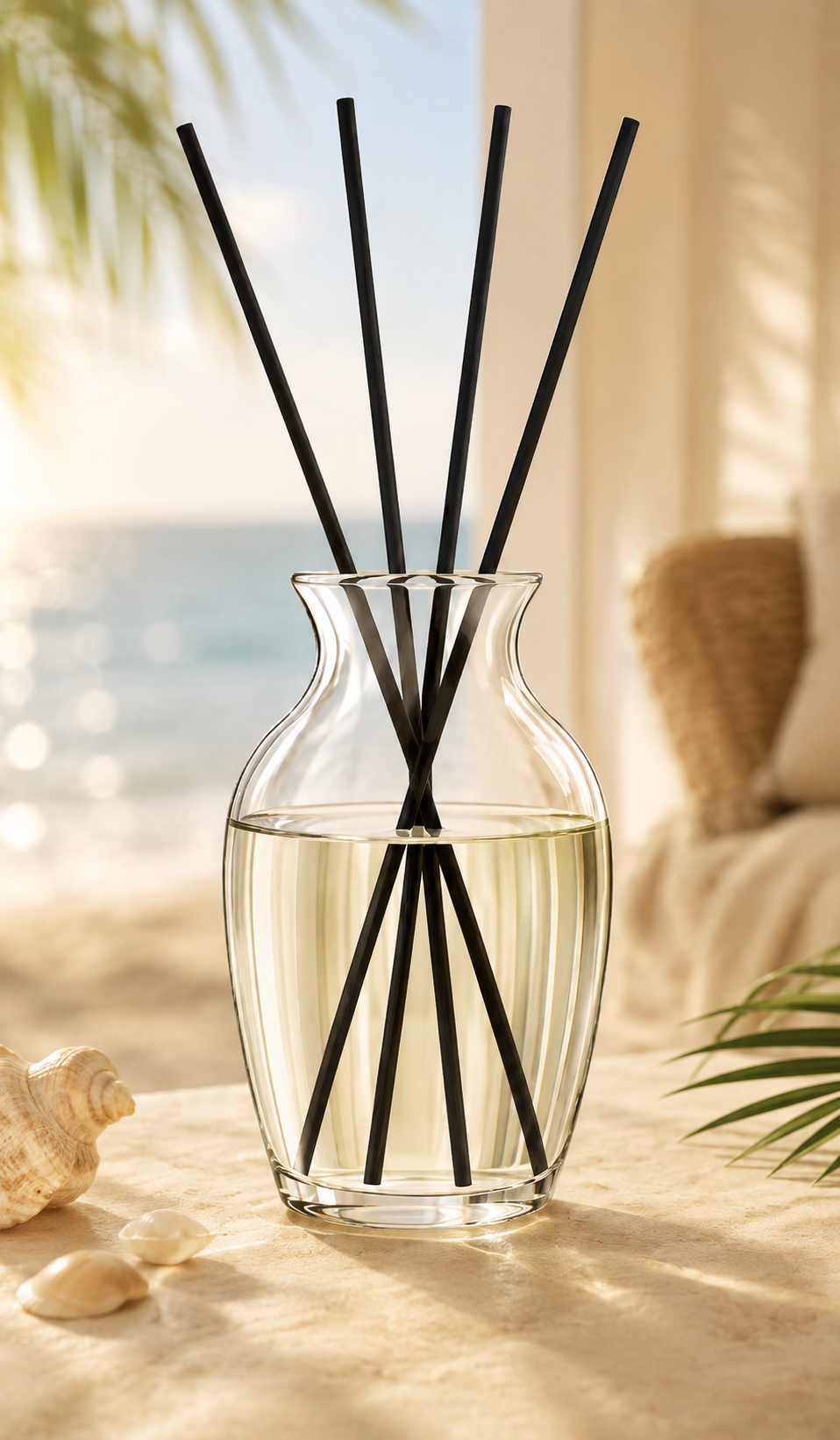 Signature Reed Diffuser for Medium Spaces – Clear - 16.91 fl oz (0.5 L)