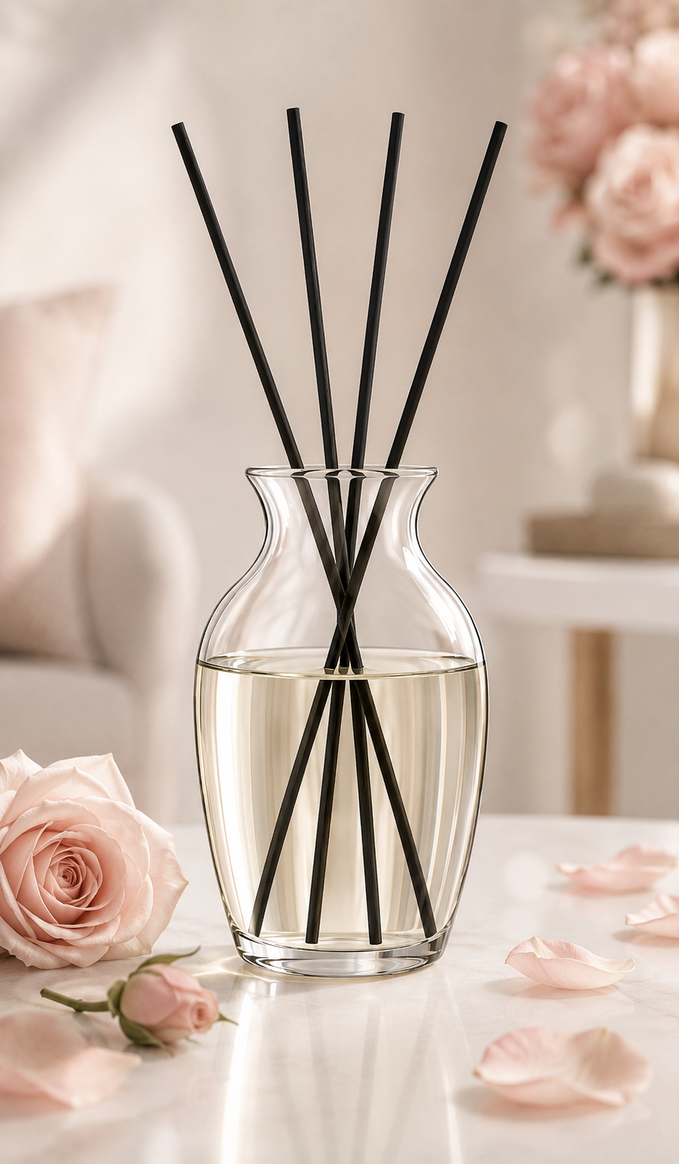 Signature Reed Diffuser for Medium Spaces – Clear - 16.91 fl oz (0.5 L)
