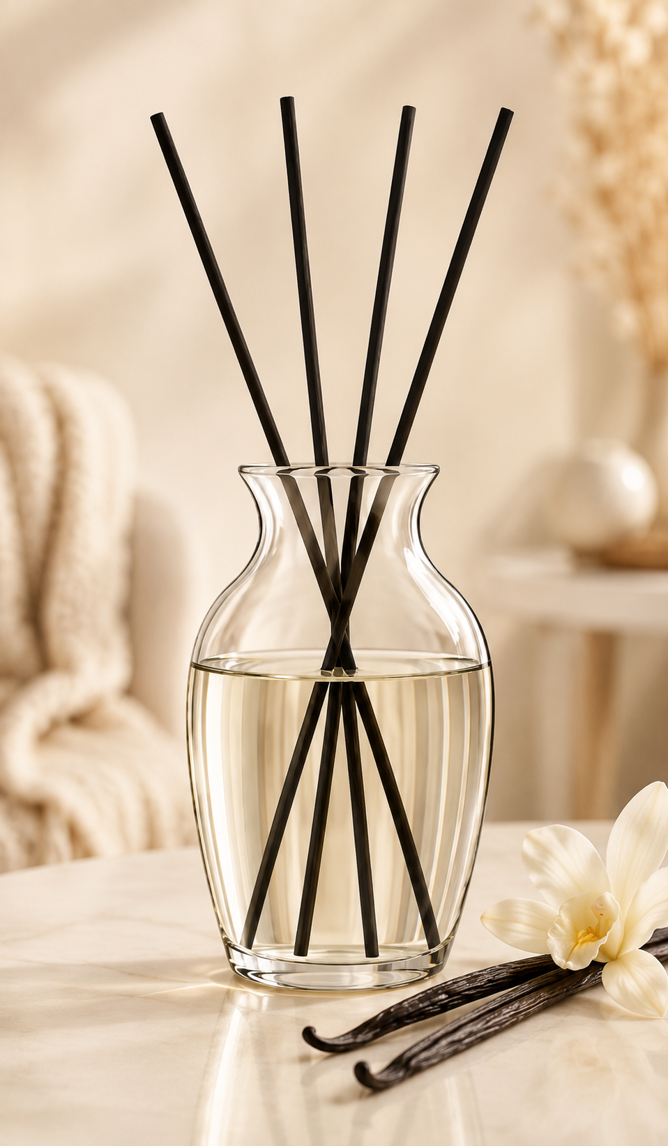 Signature Reed Diffuser for Medium Spaces – Clear - 16.91 fl oz (0.5 L)