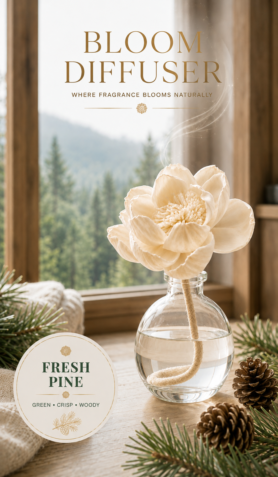 Floral Reed Diffuser – 3 fl oz (90 mL)