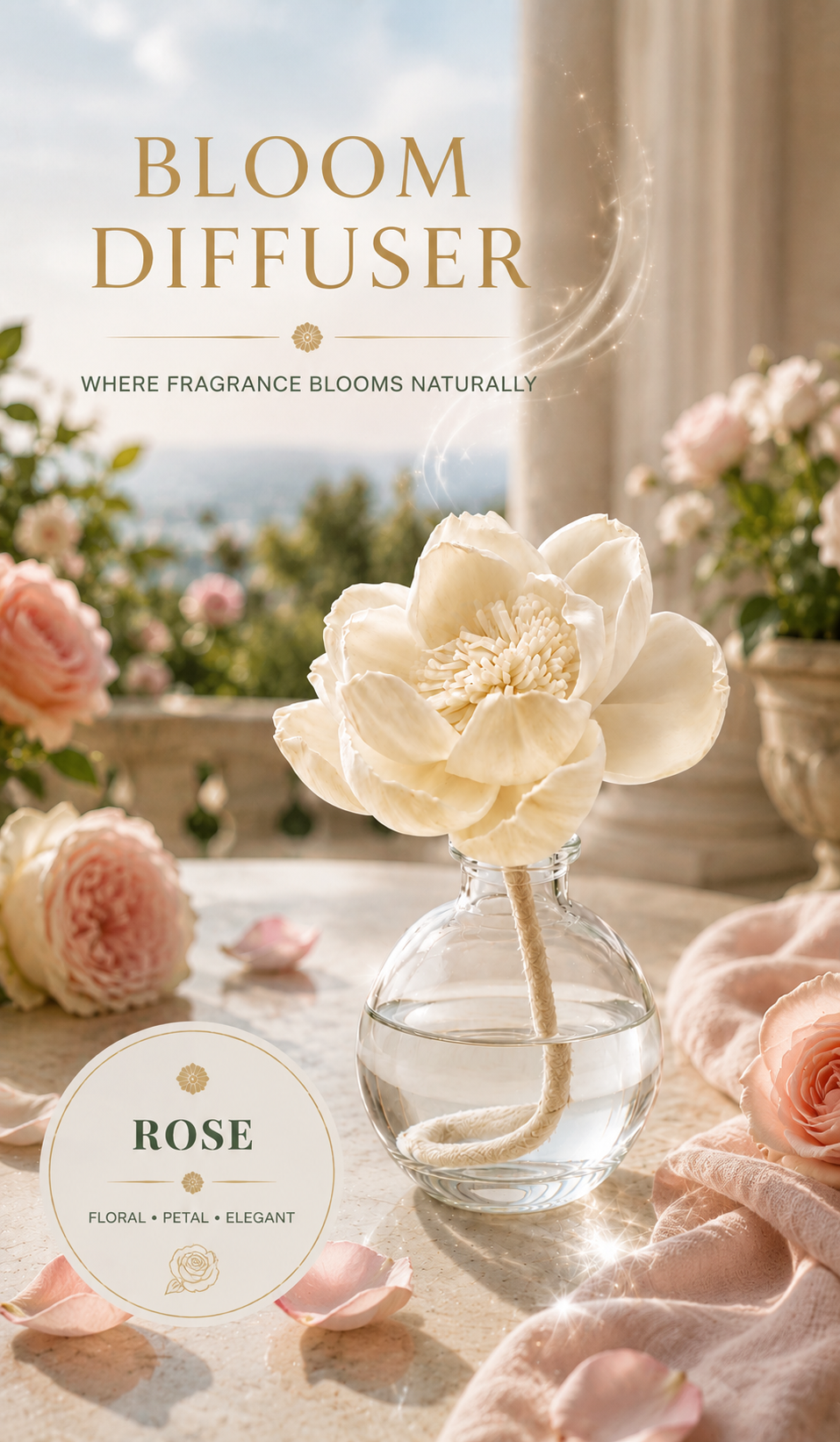 Floral Reed Diffuser – 3 fl oz (90 mL)