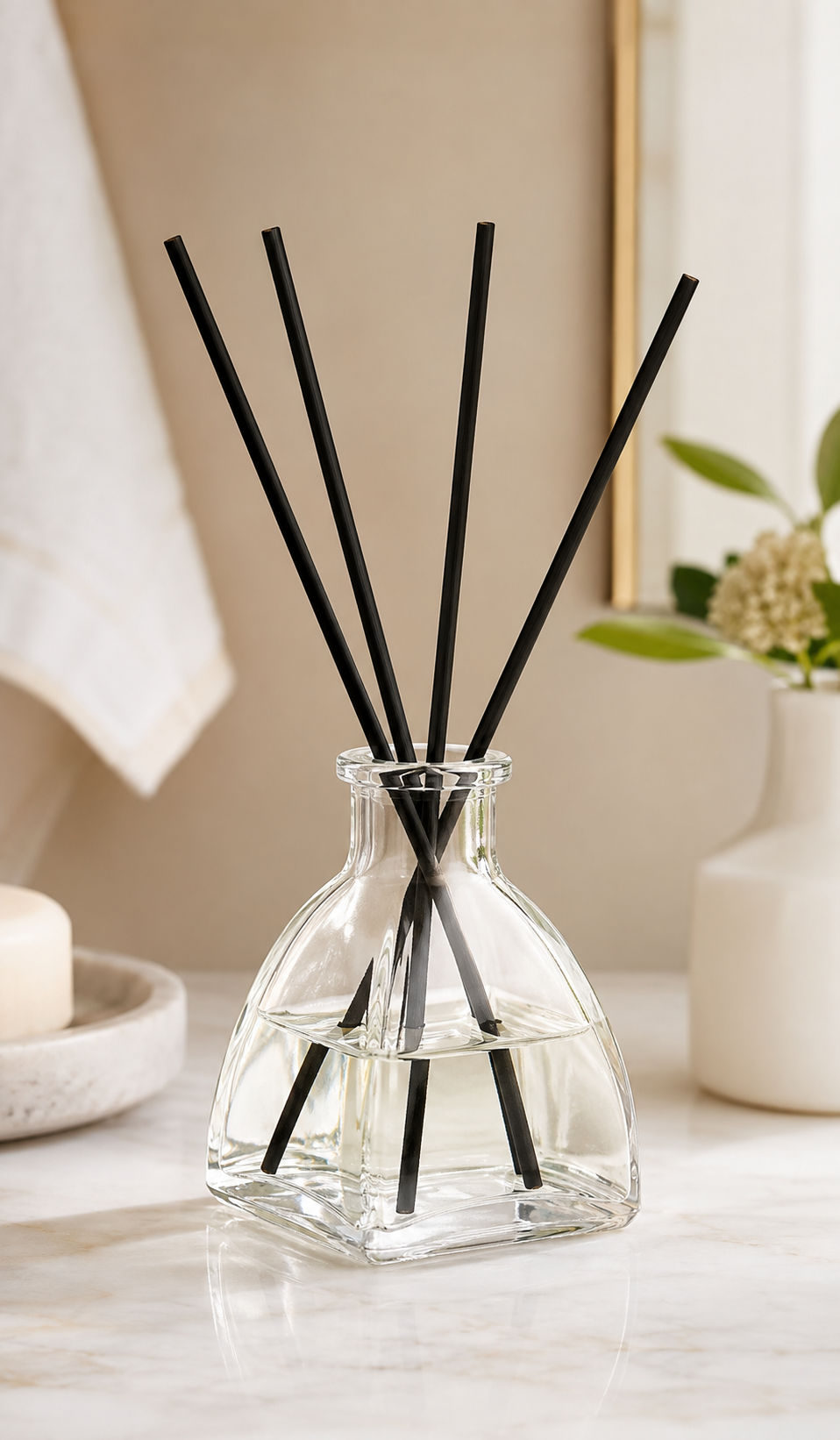 Signature Reed Diffuser for Small Spaces – Clear - 1.69 fl oz (50 ML)