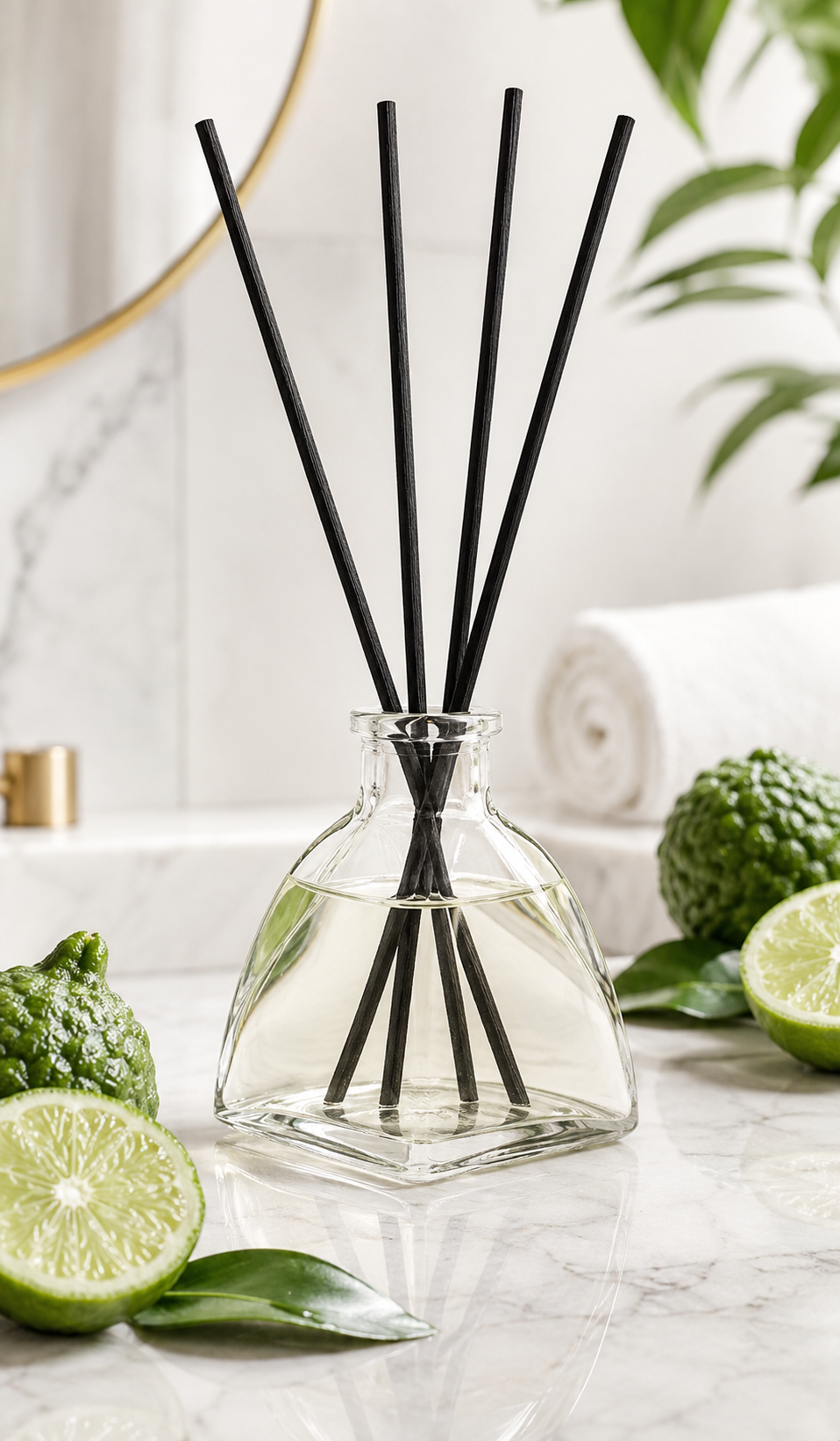 Signature Reed Diffuser for Small Spaces – Clear - 1.69 fl oz (50 ML)