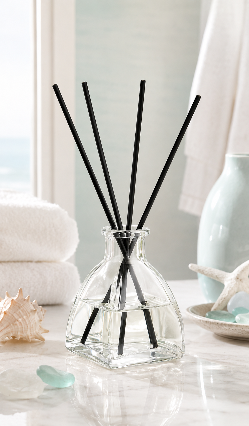 Signature Reed Diffuser for Small Spaces – Clear - 1.69 fl oz (50 ML)