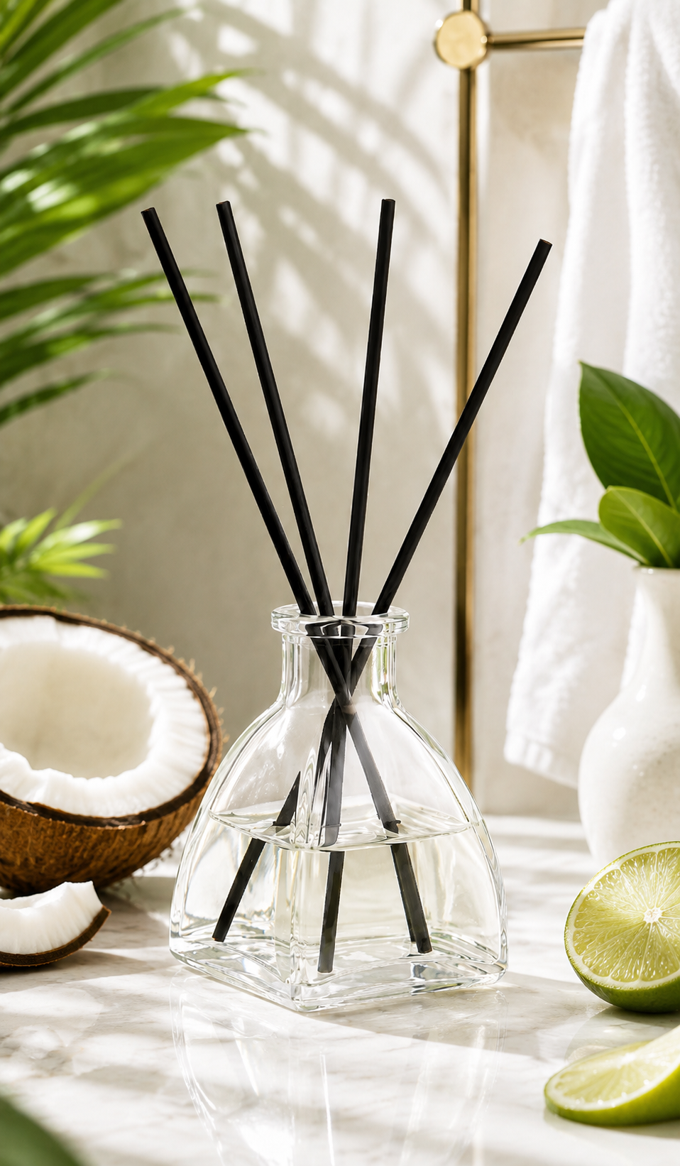Signature Reed Diffuser for Small Spaces – Clear - 1.69 fl oz (50 ML)