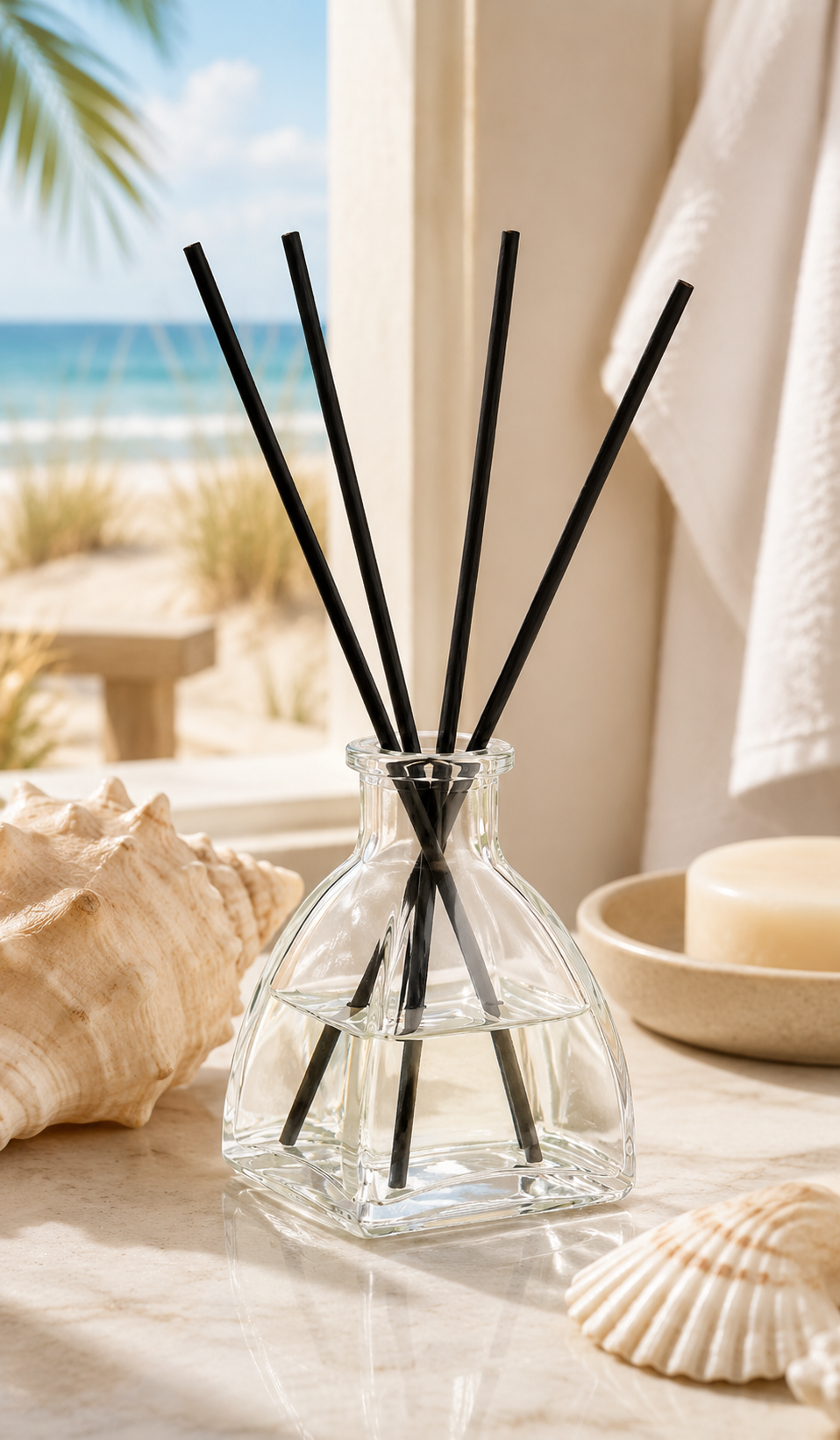Signature Reed Diffuser for Small Spaces – Clear - 1.69 fl oz (50 ML)
