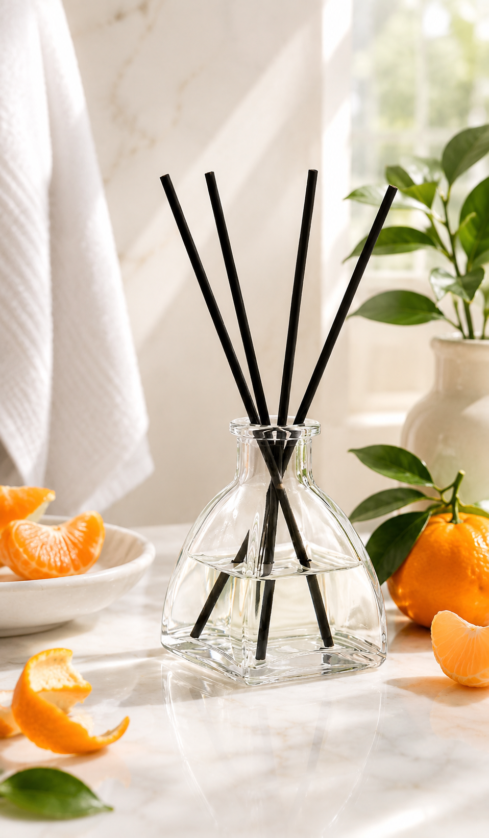 Signature Reed Diffuser for Small Spaces – Clear - 1.69 fl oz (50 ML)