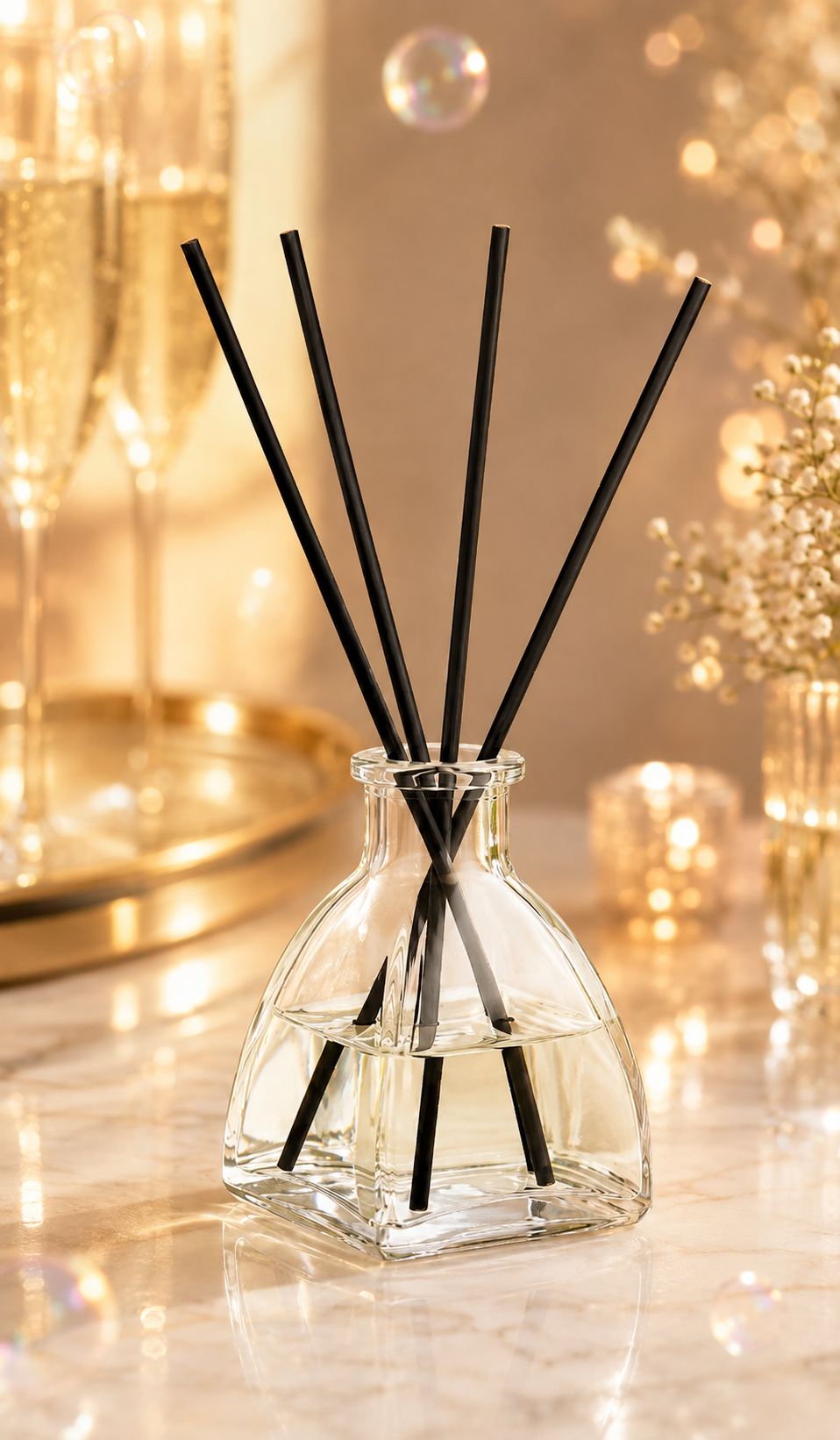 Signature Reed Diffuser for Small Spaces – Clear - 1.69 fl oz (50 ML)