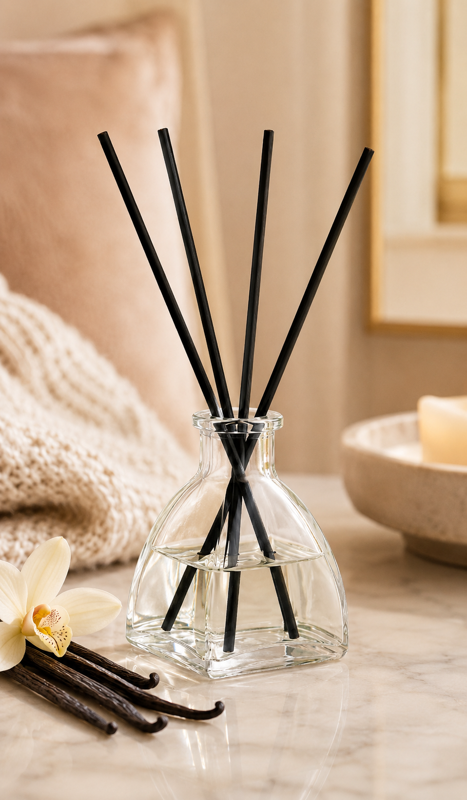 Signature Reed Diffuser for Small Spaces – Clear - 1.69 fl oz (50 ML)