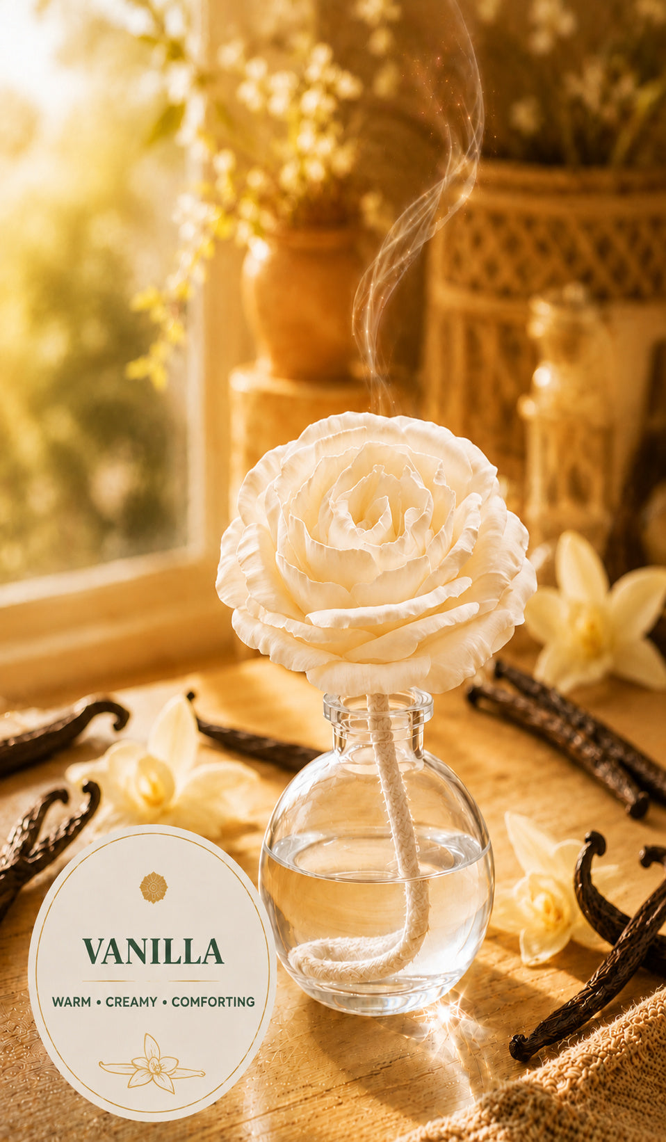 Rose Reed Diffuser – 3 fl oz (90 mL)