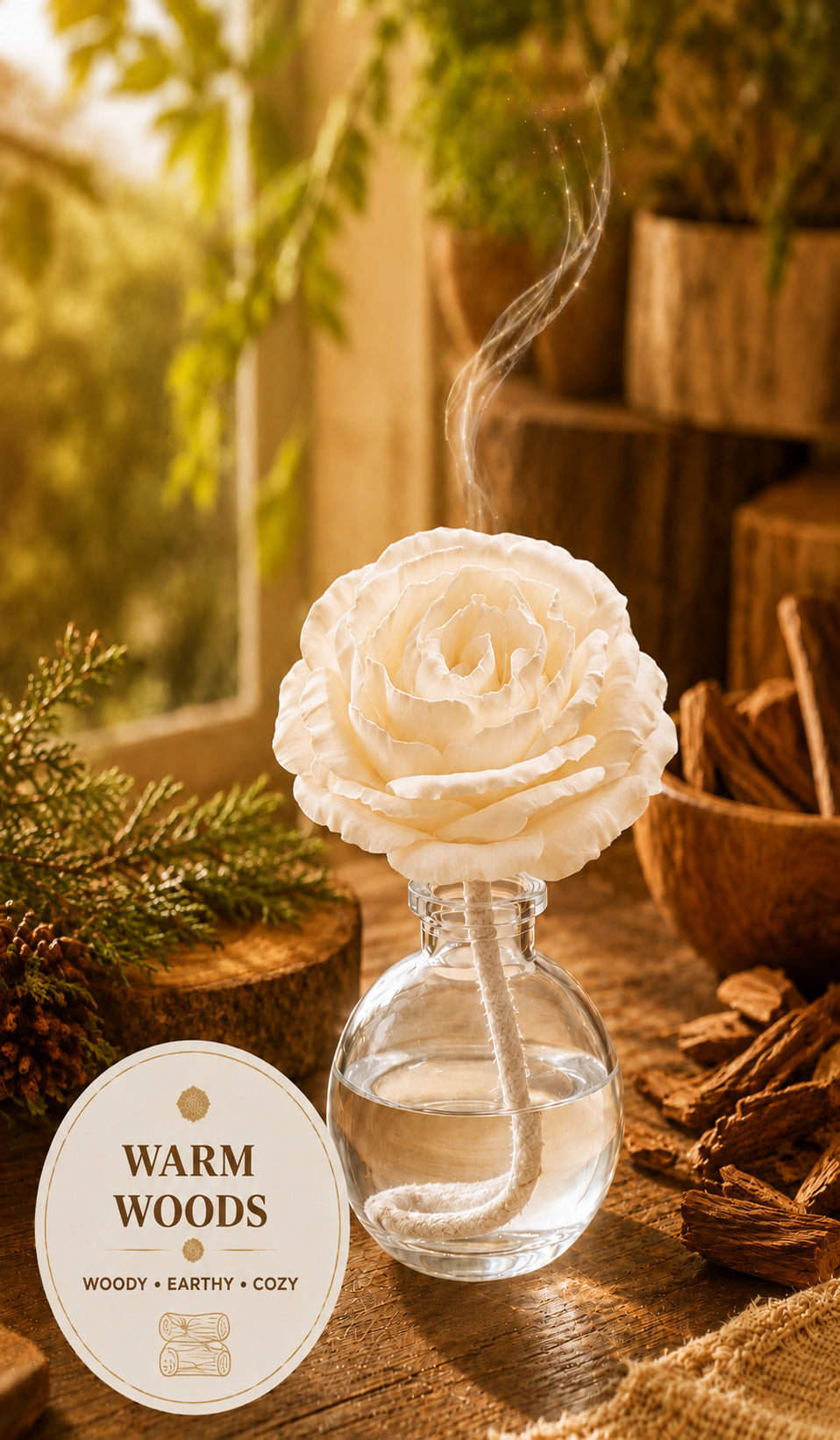 Rose Reed Diffuser – 3 fl oz (90 mL)