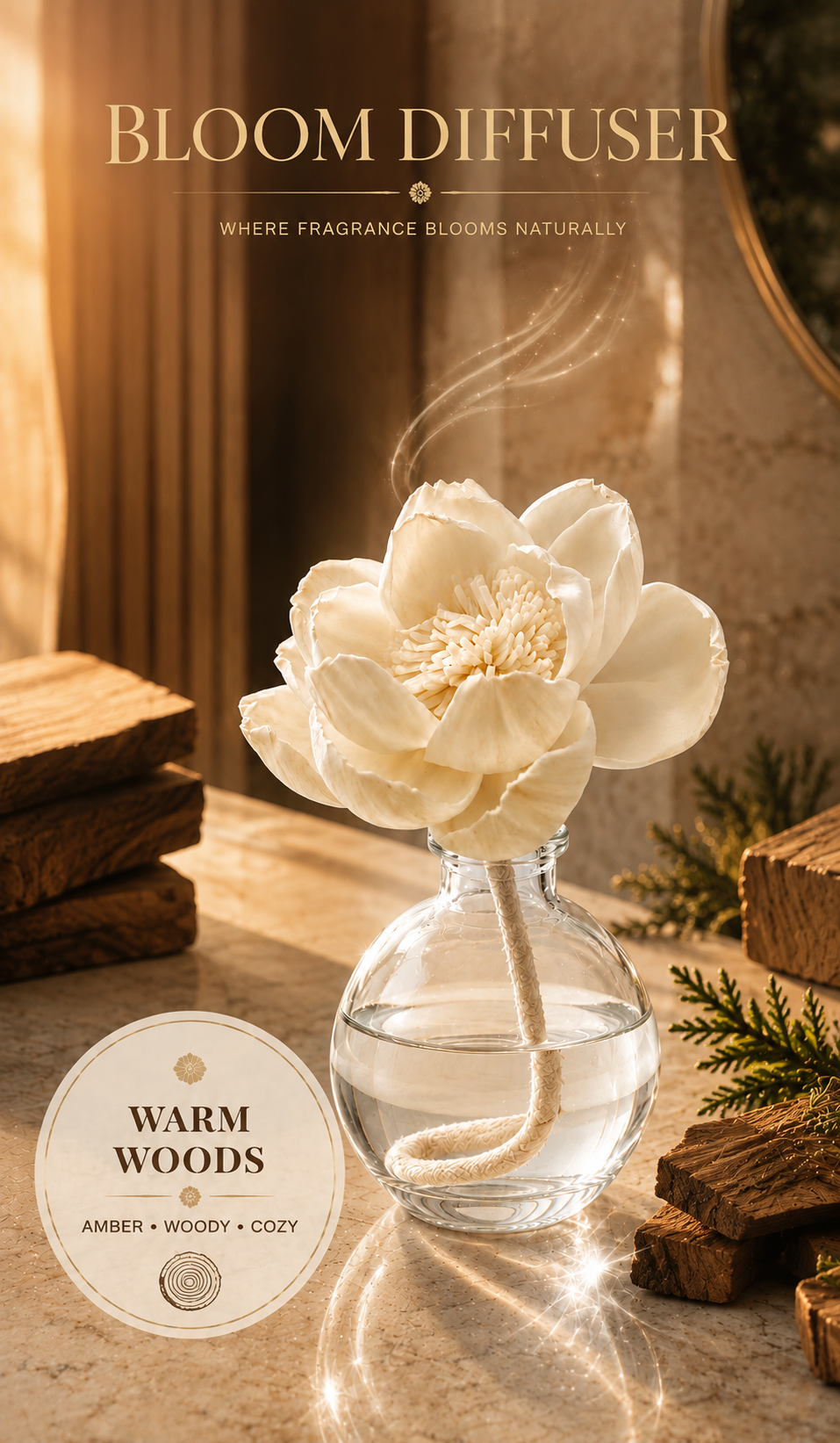 Floral Reed Diffuser – 3 fl oz (90 mL)